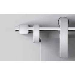 Abstract Frosted Sliding Glass Door With Noveau Track And Pull Handle 2058 X 935mm -COMMAND Sales Store 12823820 1804845769864686