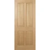 Regency Internal Prefinished Oak 4 Panel Door - 686 X 1981mm