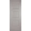 Amsterdam Internal Primed Silk Grey 3 Panel Door - 686 X 1981mm