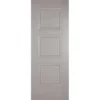 Amsterdam Internal Primed Silk Grey 3 Panel Door - 762 X 1981mm