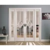 Reims Internal Glazed Primed White Room Divider - 1904 X 2031mm