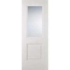 Arnhem Internal Glazed Primed White 1 Lite 1 Panel Door - 762 X 1981mm