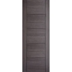 Vancouver Internal Prefinished Ash Grey 5 Panel Door - 762 X 1981mm