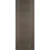 Alcaraz Internal Prefinished Chocolate Grey Door - 762 X 1981mm
