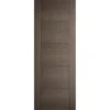 Vancouver Internal Prefinished Chocolate Grey 5 Panel Door - 838 X 1981mm