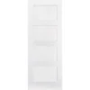 Shaker Internal Primed White 4 Panel Door - 838 X 1981mm