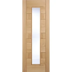 Edmonton Internal Glazed Prefinished Oak 1 Lite Door - 762 X 1981mm