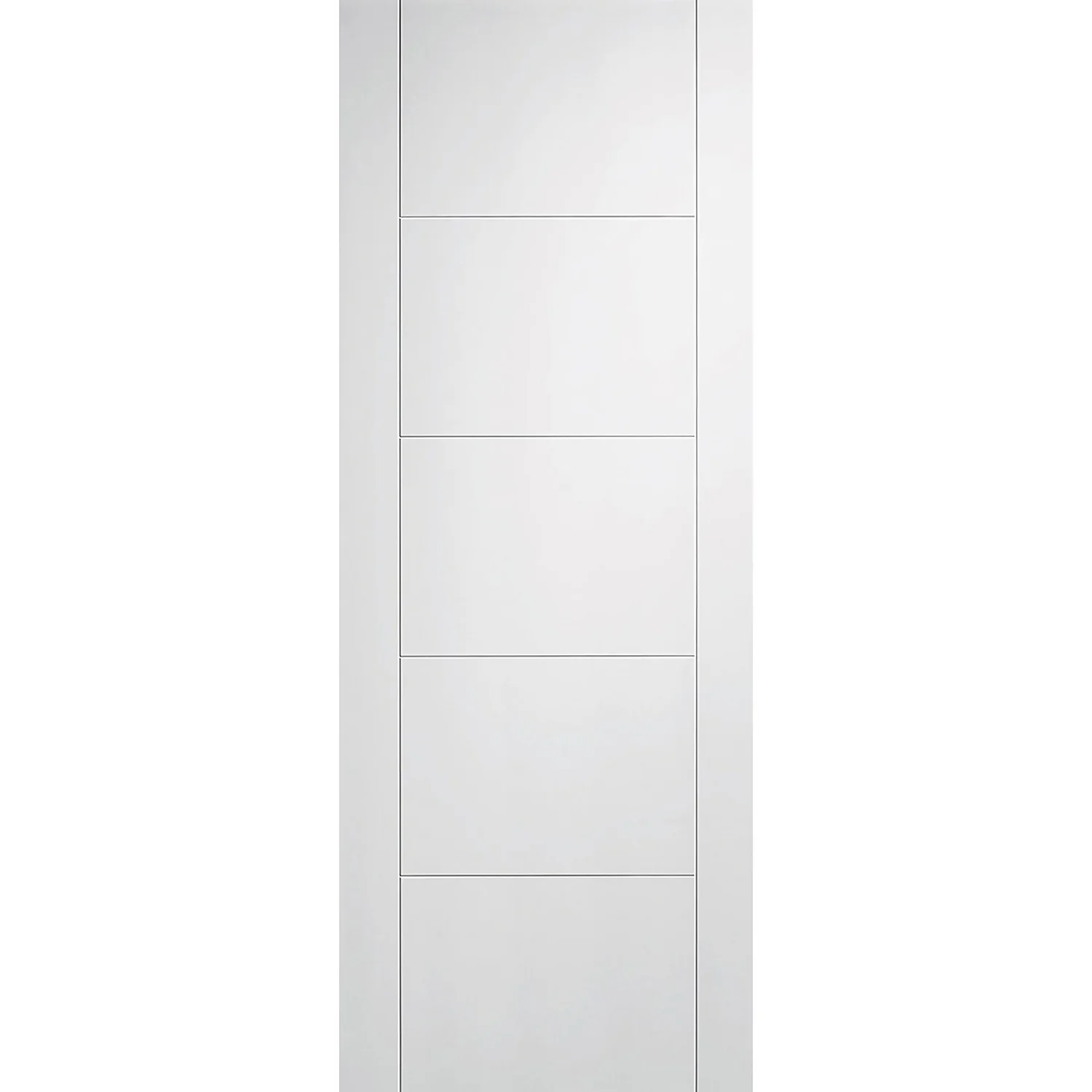 Vancouver Internal Primed White 5 Panel Door - 762 X 1981mm 1 Vancouver Internal Primed White 5 Panel Door - 762 X 1981mm