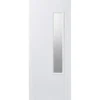Newbury External Glazed White GRP 1 Lite Door - 838 X 1981mm