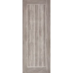 Mexicano Internal Light Grey Laminate 5 Panel Door - 686 X 1981mm