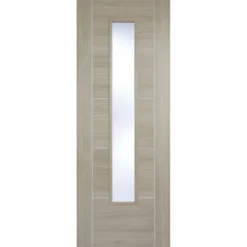 Vancouver Internal Glazed Light Grey Laminate 1 Lite Door - 686 X 1981mm