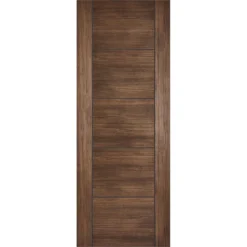 Vancouver Internal Walnut Laminate 5 Panel Door - 838 X 1981mm