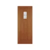 Cottage External Glazed Unfinished Hardwood 1 Lite Door - 838 X 1981mm