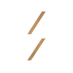 Bracing Pack Internal Unfinished Oak For Use With Framed And Ledged Door - 120 X 1100mm