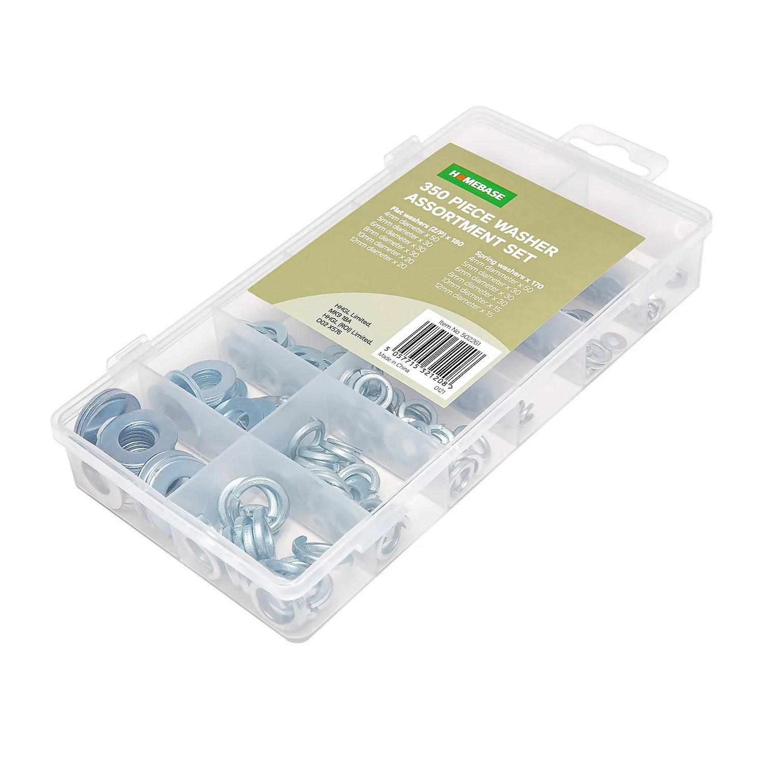 None 350pcs Washers Assortment 3 None 350pcs Washers Assortment - Image 3