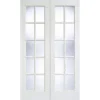 Gtpsa - Glazed Pair - White Primed Internal Door - 1981 X 1168 X 40mm
