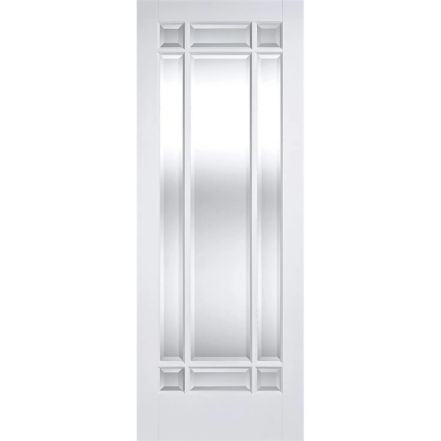 Manhattan - Glazed White Primed Internal Door - 1981 X 838 X 35mm 1 Manhattan - Glazed White Primed Internal Door - 1981 X 838 X 35mm