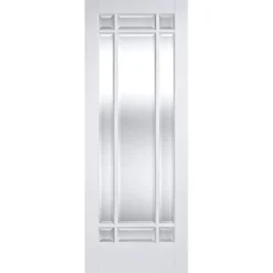 Manhattan - Glazed White Primed Internal Door - 1981 X 686 X 35mm