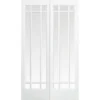 Manhattan - Glazed White - Primed Internal Door - 1981 X 1067 X 40mm