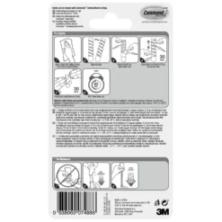 Command Self-Adhesive Small Metallic Hook Gold Colour - 4 Hooks, 5 Strips -COMMAND Sales Store 12829267 1054833197361690