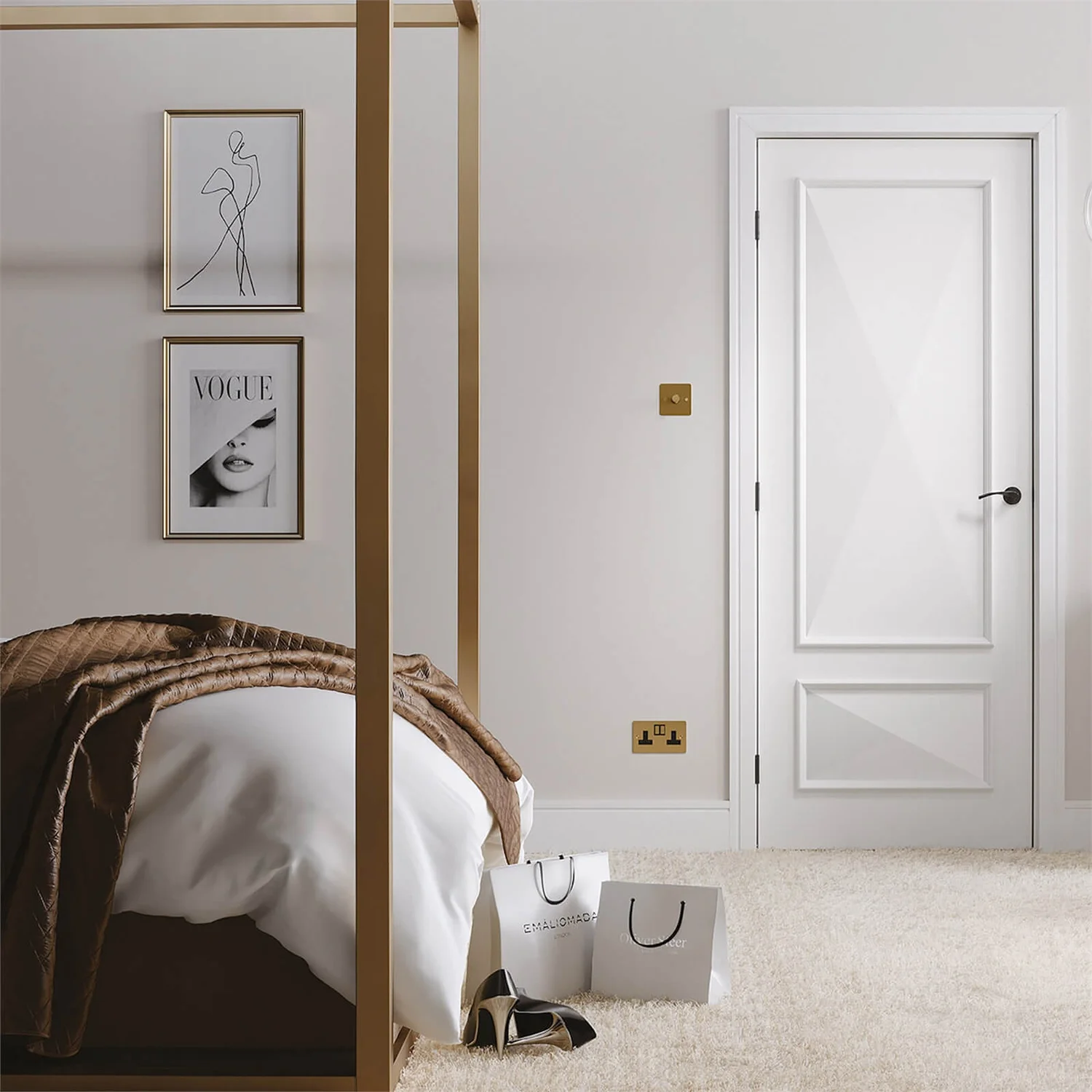 Knightsbridge - White Internal Door - 1981 X 686 X 35mm 2 Knightsbridge - White Internal Door - 1981 X 686 X 35mm - Image 2