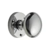 None Homebuild Victorian Mortice Knob Set - Polished Chrome