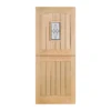 Cottage - Stable - 1 Lite Glazed Exterior Door - Oak - 1981 X 762 X 44mm