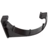 Polypipe Half Round 75mm Fascia Bracket Black