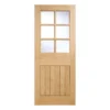 Cottage - Stable- 6 Lite - Glazed Exterior Door - Oak - 1981 X 838 X 44mm