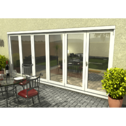 Rohden Slide & Fold Door Set 4800mm - White