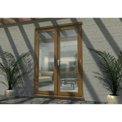 Rohden French Door Set 1500mm - Prefinished Oak