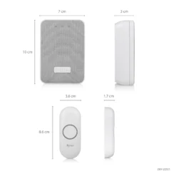 None Byron 22321 150m Portable Wireless Doorbell Set -COMMAND Sales Store 12833568 6624833191831574