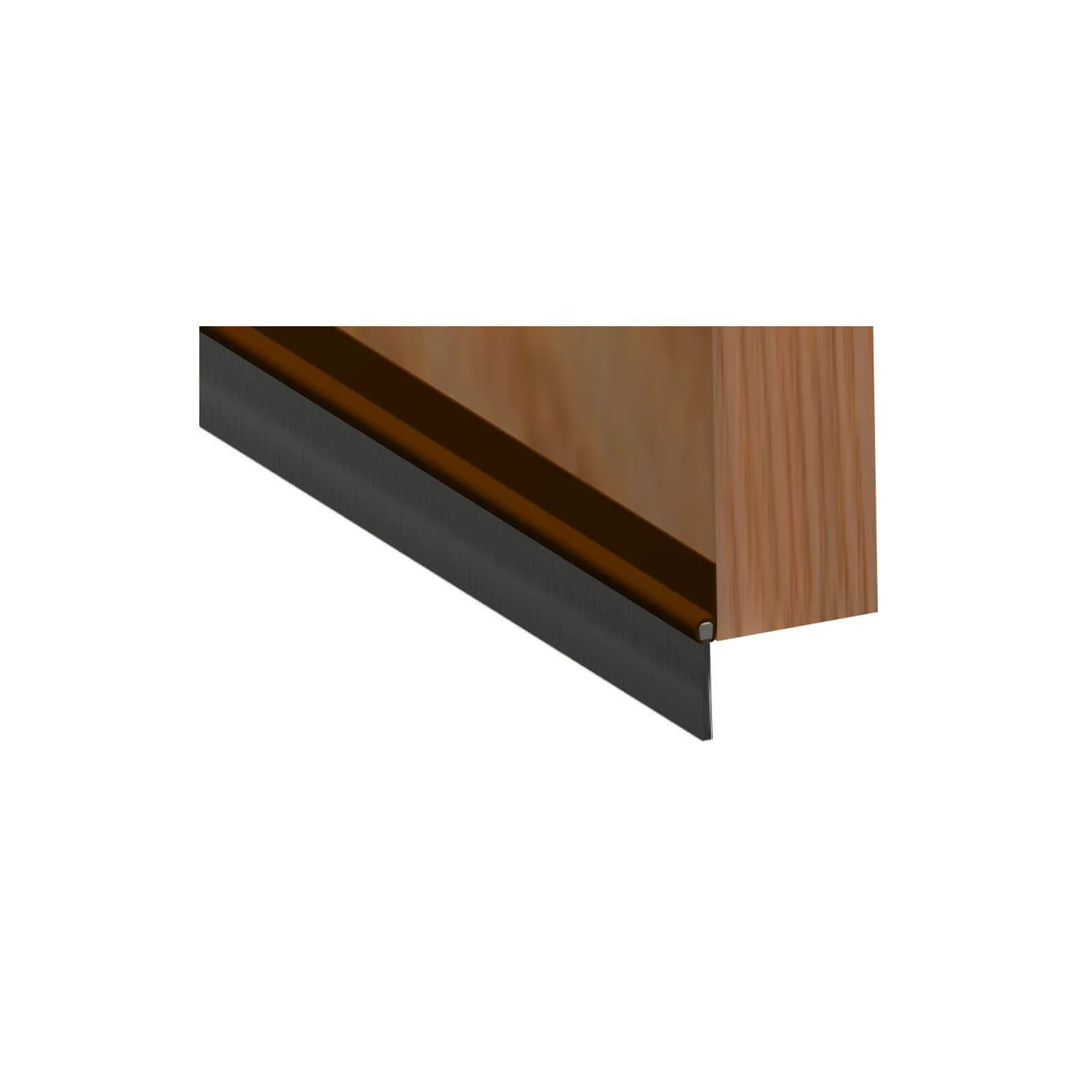 Stormguard PVC Brush Door Bottom Strip - Brown 838mm 1 Stormguard PVC Brush Door Bottom Strip - Brown 838mm