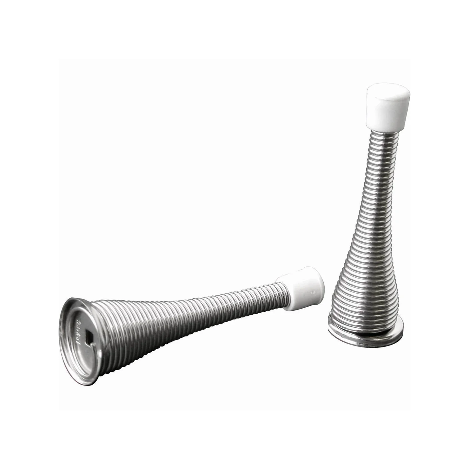 None Chrome Spring Door Stop - 2 Pack 1 None Chrome Spring Door Stop - 2 Pack
