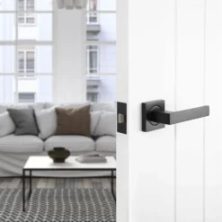 Sandleford Aprilia Lever On Rose Set - Matt Black -COMMAND Sales Store 12835248 2004832991209475