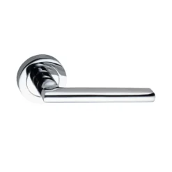 Sandleford Capri Lever On Rose Set - Polished Chrome