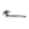 Sandleford Aquila Lever On Rose Set - Polished Chrome