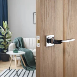 Sandleford Potenza Lever On Rose Set - Polished Chrome -COMMAND Sales Store 12835261 1744832993631162