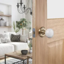 Sandleford Pittville Ceramic Mortice Knob Set - Cream Crackle & Antique Brass 5 Sandleford Pittville Ceramic Mortice Knob Set - Cream Crackle & Antique Brass -COMMAND Sales Store 12835605 9554832989729962