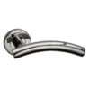 Sandleford Riversley Lever On Rose Set - Polished Stainless Steel