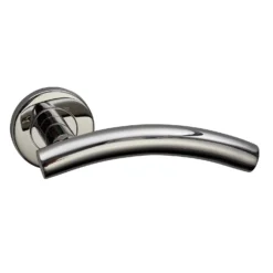 Sandleford Riversley Lever On Rose Set - Polished Stainless Steel