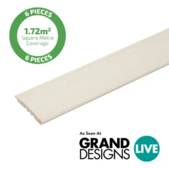Premium Timber Cladding SertiWOOD Viking Oyster White Secret Fix (6 Pack) 1.72m2 -COMMAND Sales Store 12835763 5254832991441813