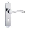 Sandleford Wentworth Lock Lever Set - Polished Chrome