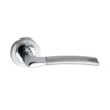 Sandleford Kenton Lever On Rose Set - Dual Tone Polished & Brushed Chrome