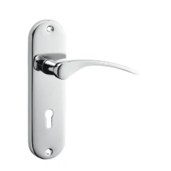 Sandleford Moreton Lock Lever Set - Polished Chrome