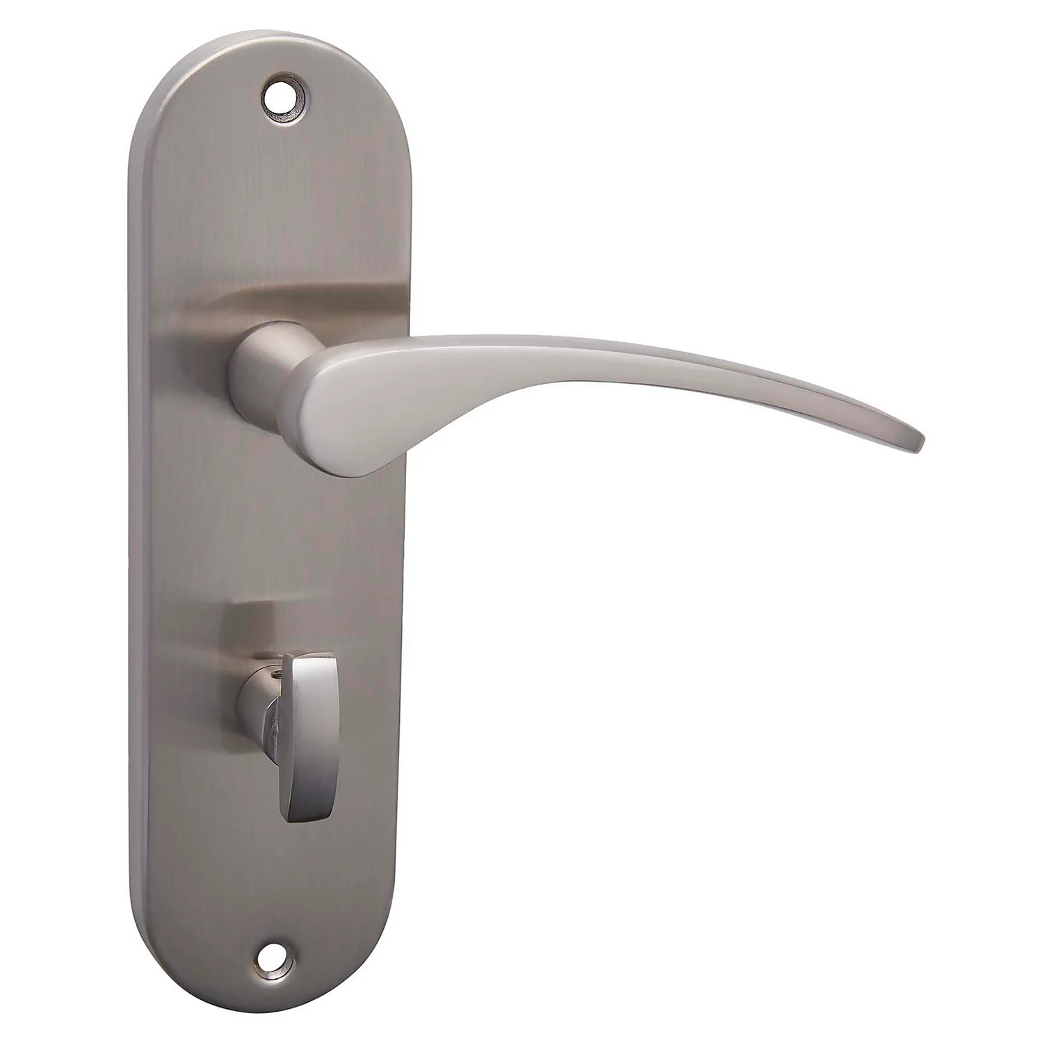 Sandleford Moreton Bathroom Lever Set - Brushed Nickel 1 Sandleford Moreton Bathroom Lever Set - Brushed Nickel