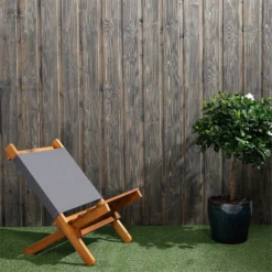 None Premium Timber Cladding SertiWOOD Viking Anthracite Grey Secret Fix (6 Pack) 1.72m2