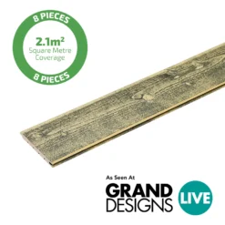 None Premium Timber Cladding SertiWOOD Rustic Lemon (8 Pack) 2.10m2 -COMMAND Sales Store 12835874 1204832991653103