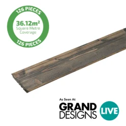 None Premium Timber Cladding SertiWOOD Viking Anthracite Grey Secret Fix (126 Pack) 36.12m2 -COMMAND Sales Store 12835893 7624832990963967