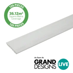 Premium Timber Cladding SertiWOOD Viking Light Grey Secret Fix (126 Pack) 36.12m2 -COMMAND Sales Store 12835897 7774832994882249